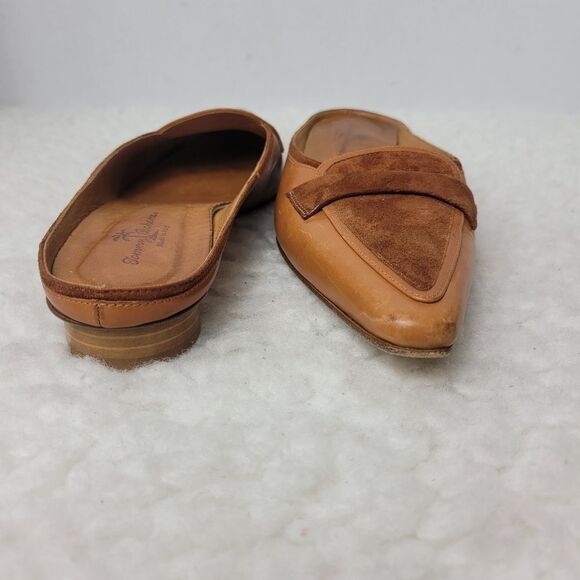 Tommy Bahama Women's Size 7 Mule Shoes Point Toe Brown Leather Suede - Picture 7 of 11